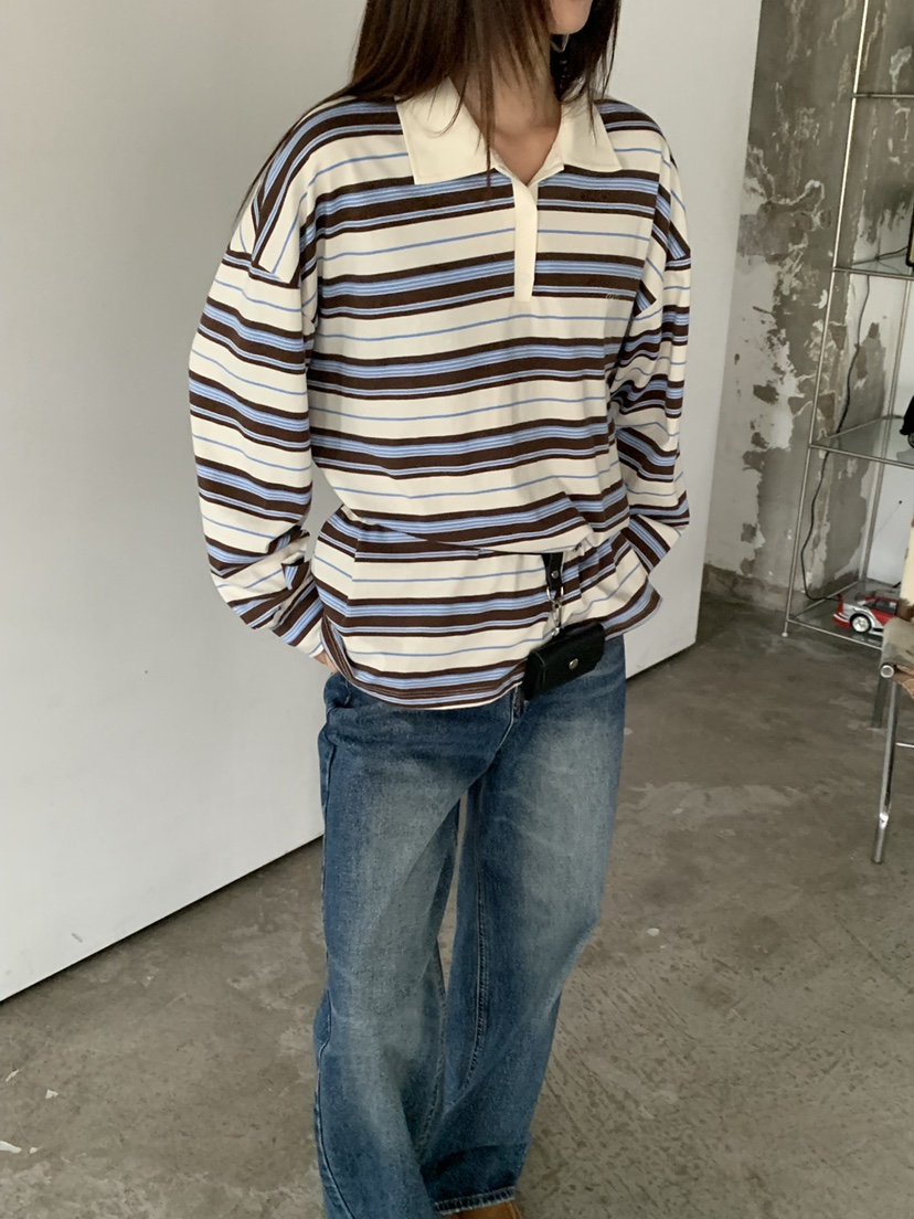 RIVER RAIN東大門代購女士新品人氣熱賣推薦真品長袖T恤RIVER RAIN長袖T恤