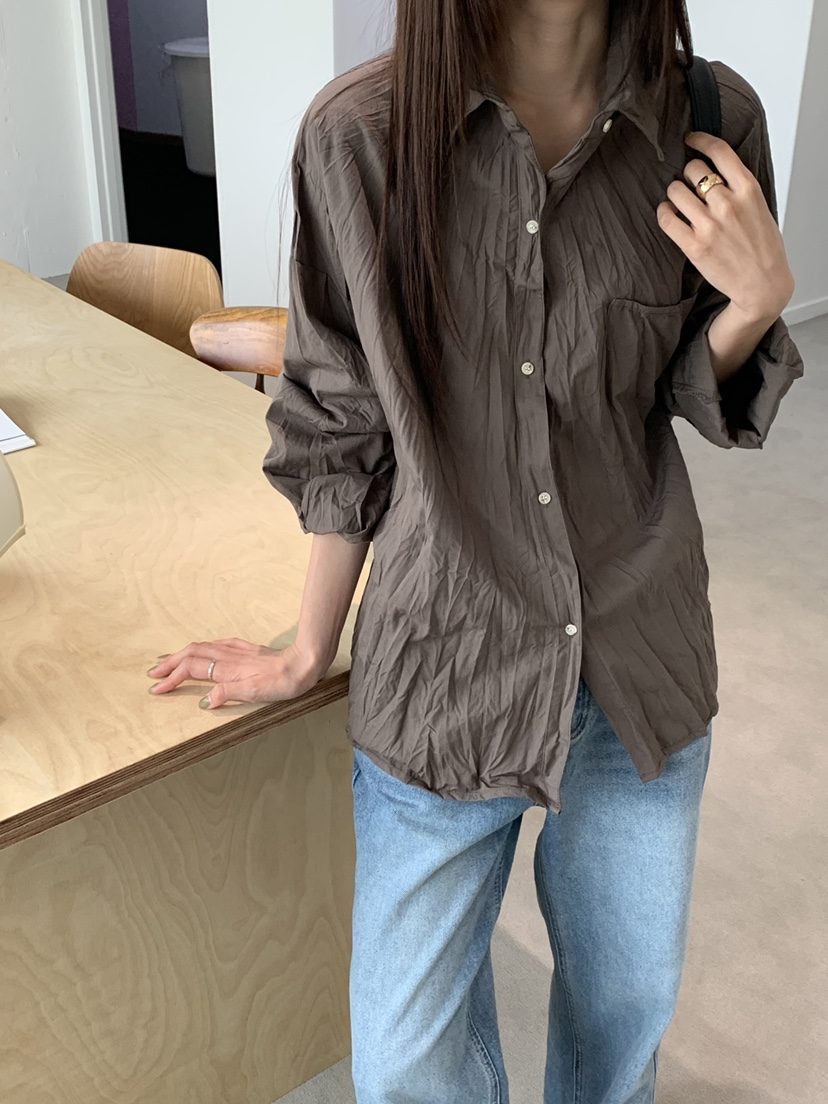 RIVER RAIN東大門直郵女士新款休閑真品時尚熱賣襯衫蕾絲衫RIVER RAIN襯衫/蕾絲衫圖色2