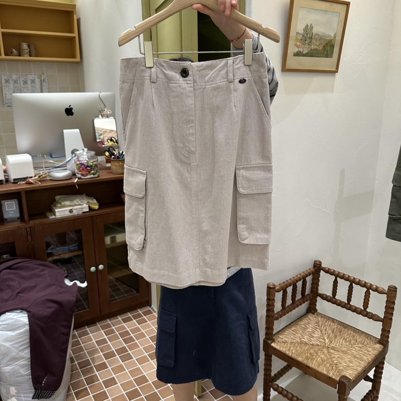 OURMOMENT東大門實拍女裝新款推薦休閑真品熱賣半身裙中短裙OURMOMENT半身裙/中短裙圖色2