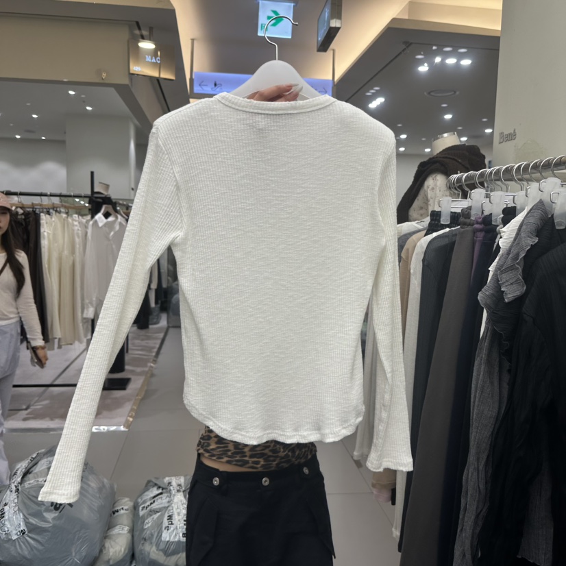 BENE韓國直郵女裝新品時尚推薦真品休閑熱賣人氣長袖T恤SHOP BENE_Bene長袖T恤