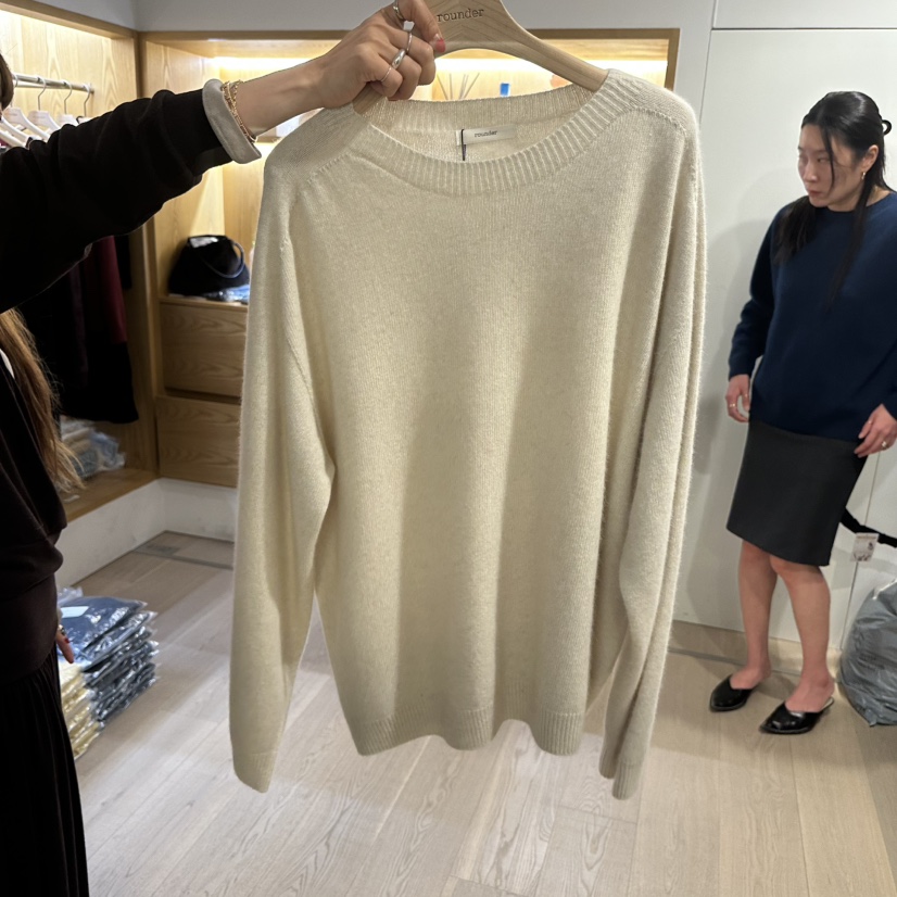 ROUNDER韓國直郵女裝新品休閑推薦時尚熱賣真品針織衫浣熊ROUNDER針織衫圖色1