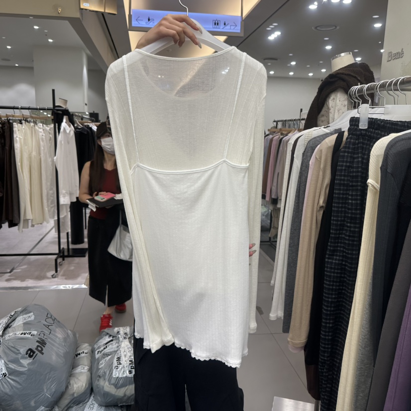BENE東大門實拍女士新款休閑人氣熱賣時尚襯衫蕾絲衫假兩件SHOP BENE_Bene襯衫/蕾絲衫