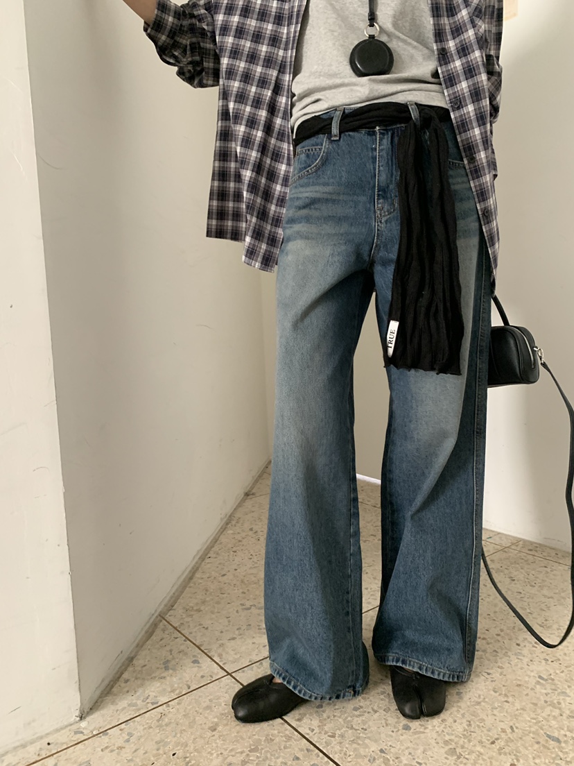 TRUE韓國直郵女士新款真品時尚熱賣休閑人氣推薦牛仔褲TRUE牛仔褲