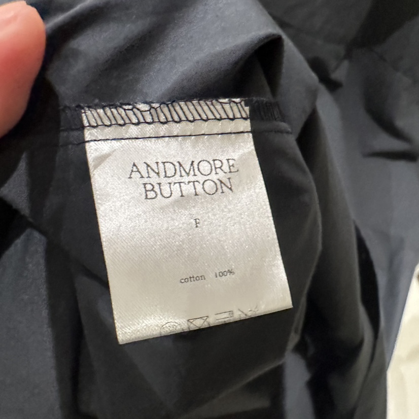 ANDMORE BUTTON韓國代購女裝新品時尚真品推薦襯衫蕾絲衫ANDMORE BUTTON襯衫/蕾絲衫