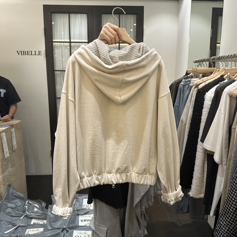 VIBELLE東大門直郵女裝新品真品時尚休閑人氣熱賣衛衣連帽衫VIBELLE衛衣
