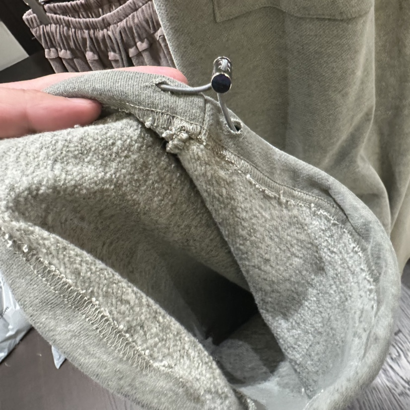 VIBELLE韓國代購女裝新品人氣推薦時尚真品休閑褲水洗羅紋VIBELLE休閑褲