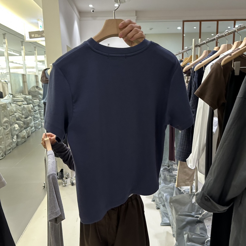 ANDMORE BUTTON東大門實拍女士新品時尚人氣真品休閑T恤ANDMORE BUTTONT恤