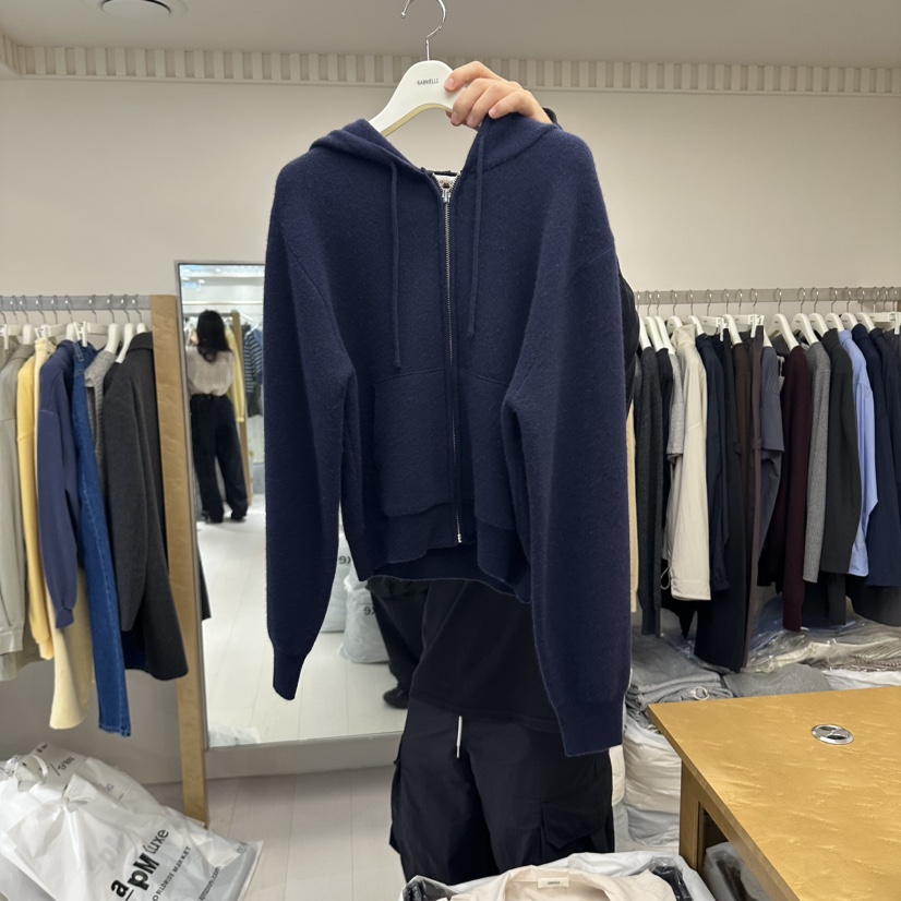 GABRIELLE東大門直郵女裝新品休閑時尚推薦衛衣拉鏈連帽衫GABRIELLE衛衣圖色3