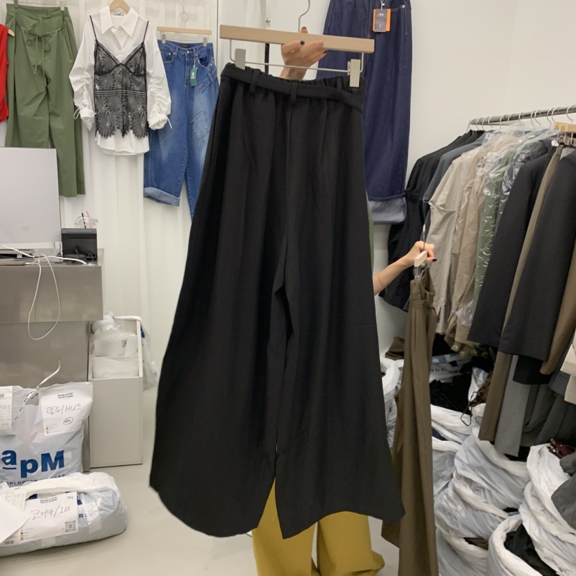 ROMANTIC NEWYORK韓國直郵女士新品休閑真品休閑褲含腰帶ROMANTIC NEWYORK休閑褲