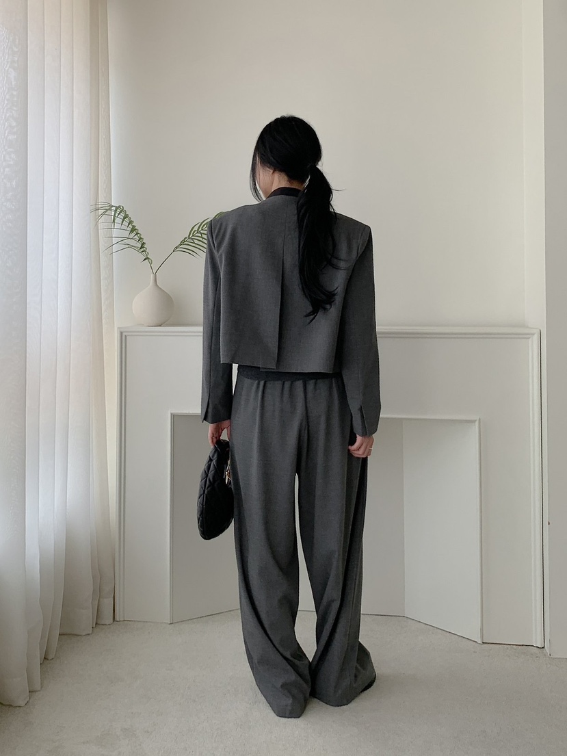 1 2ILLY-S東大門實拍女裝新品真品熱賣職業時尚夾克撞色1 2ILLY-S夾克
