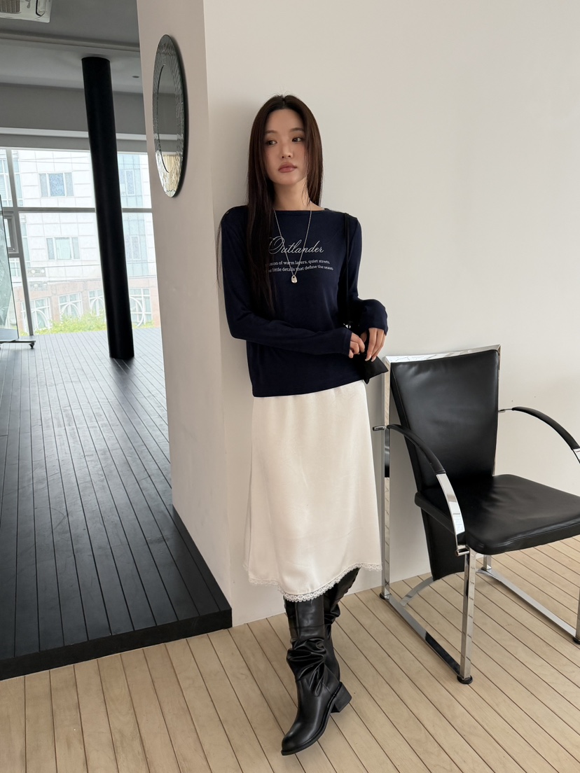 OUTLANDER韓國直郵女士新款職業人氣時尚熱賣推薦長袖T恤OUTLANDER長袖T恤