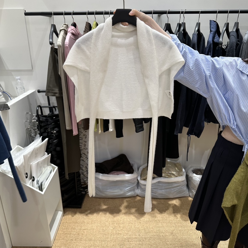 GARDEN LAYER韓國代購女士新品時尚人氣圍巾披肩多層披肩GARDEN LAYER圍巾/披肩圖色1