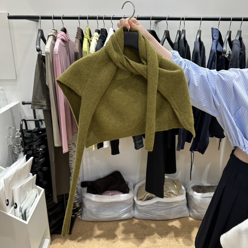 GARDEN LAYER韓國代購女士新品時尚人氣圍巾披肩多層披肩GARDEN LAYER圍巾/披肩圖色2