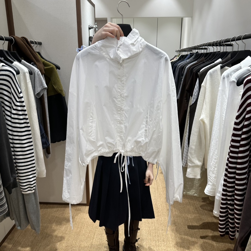 GARDEN LAYER東大門直郵女裝新品休閑真品襯衫蕾絲衫高領GARDEN LAYER襯衫/蕾絲衫圖色1