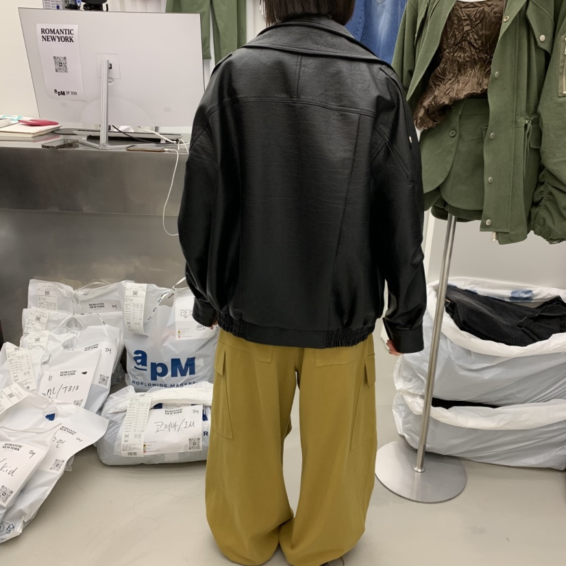 ROMANTIC NEWYORK東大門代購女裝新品時尚休閑熱賣真品皮衣ROMANTIC NEWYORK皮衣