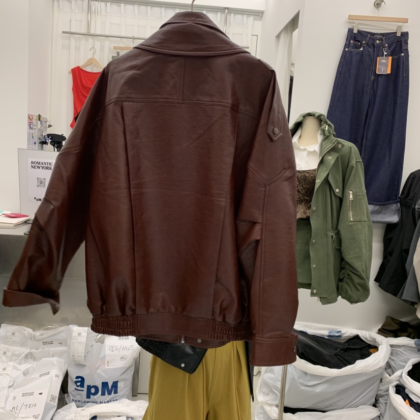 ROMANTIC NEWYORK東大門代購女裝新品時尚休閑熱賣真品皮衣ROMANTIC NEWYORK皮衣