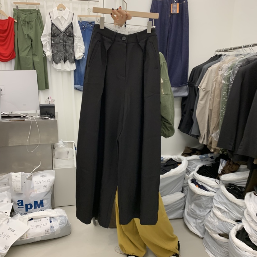 ROMANTIC NEWYORK韓國直郵女士新品熱賣休閑推薦休閑褲蕾絲ROMANTIC NEWYORK休閑褲圖色3