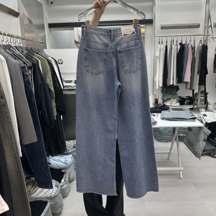 EAU東大門代購女裝新品時尚真品職業休閑推薦熱賣人氣牛仔褲EAU牛仔褲