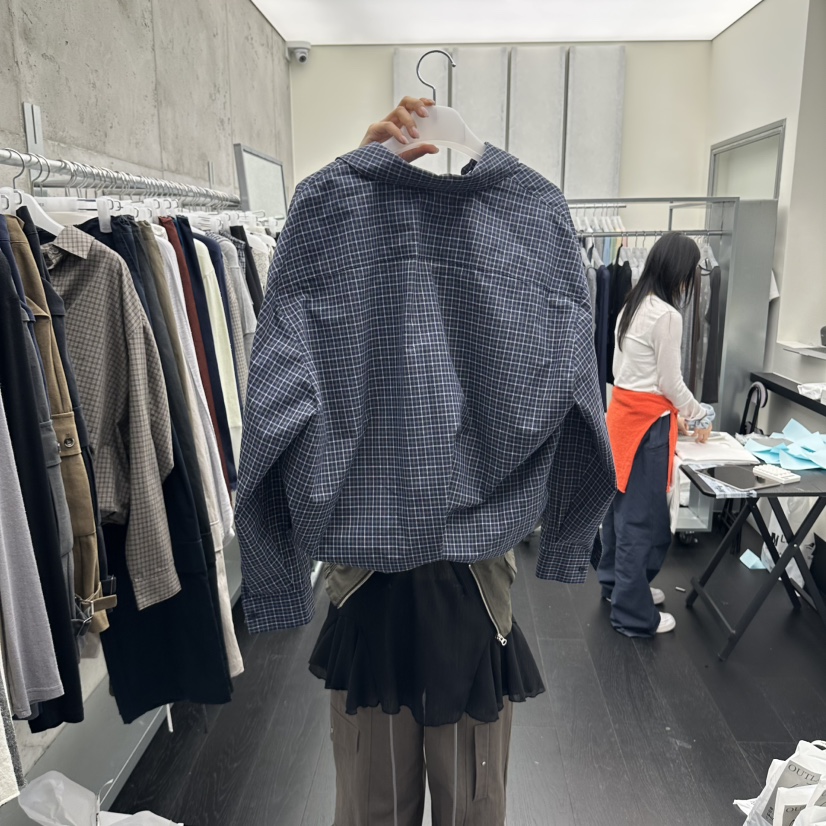 OUTLANDER東大門實拍女士新款休閑時尚襯衫蕾絲衫假兩件疊穿OUTLANDER襯衫/蕾絲衫