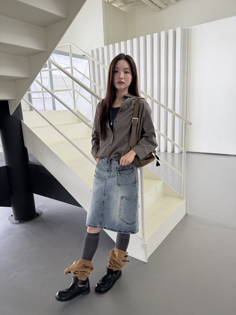 OUTLANDER東大門實拍女士新款休閑時尚襯衫蕾絲衫假兩件疊穿OUTLANDER襯衫/蕾絲衫