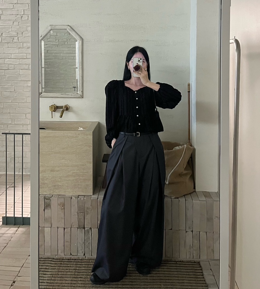 AMUSE SEOUL韓國直郵女士新款真品時尚休閑人氣熱賣休閑褲AMUSE SEOUL休閑褲