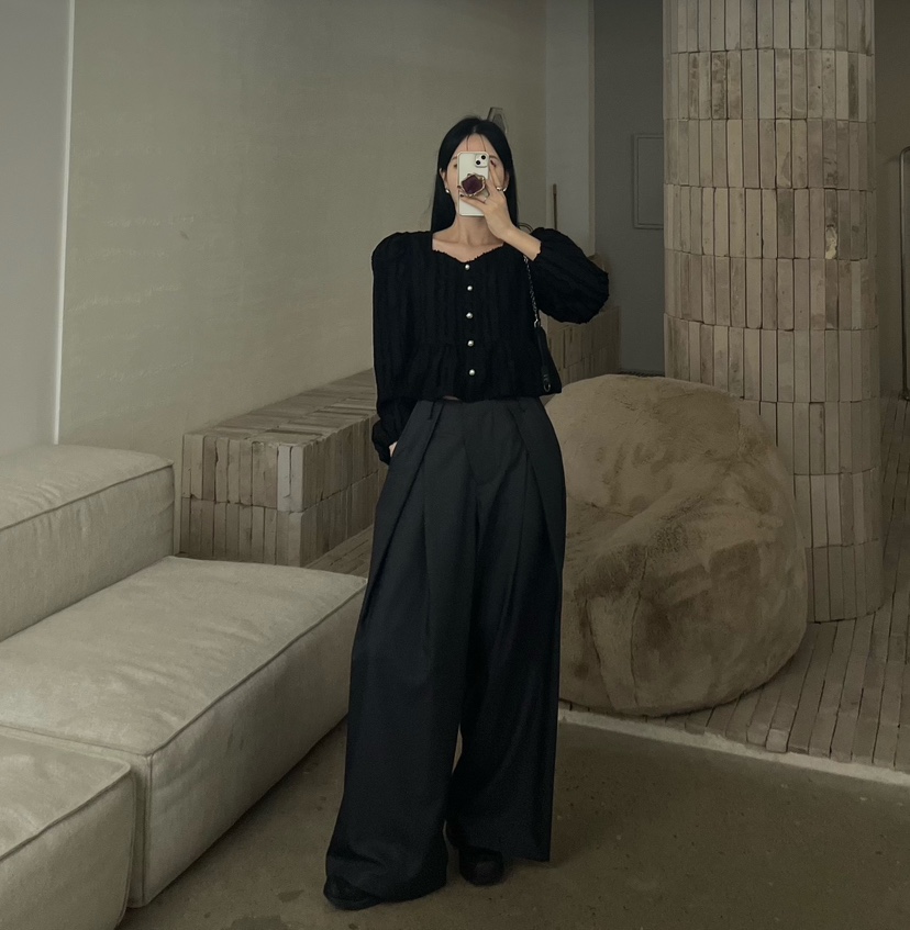 AMUSE SEOUL韓國直郵女士新款真品時尚休閑人氣熱賣休閑褲AMUSE SEOUL休閑褲