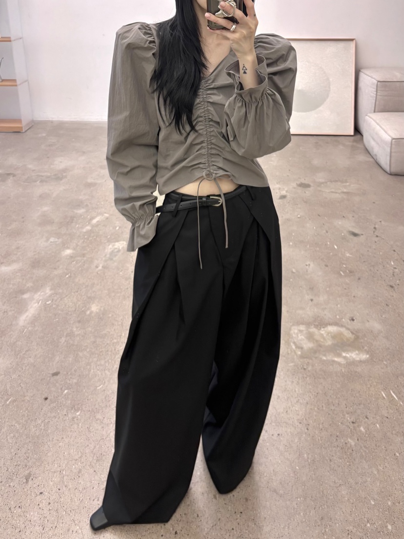 AMUSE SEOUL韓國直郵女士新款真品時尚休閑人氣熱賣休閑褲AMUSE SEOUL休閑褲