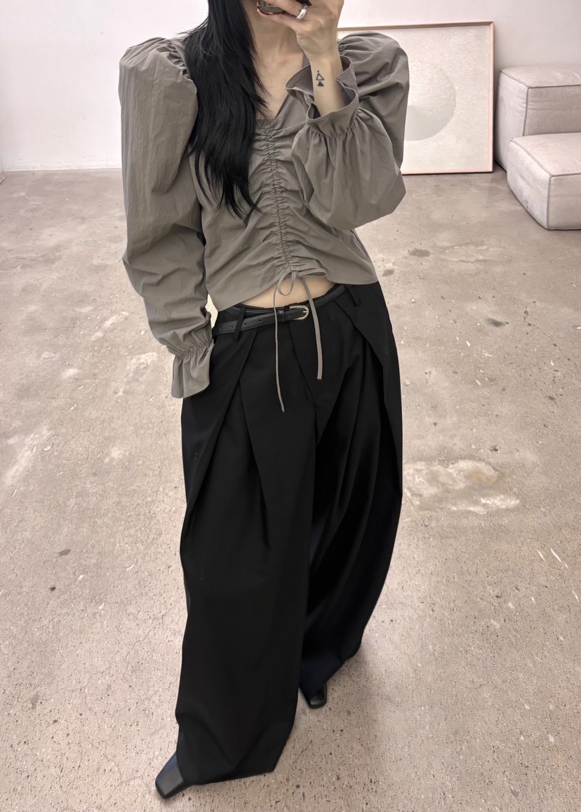 AMUSE SEOUL韓國直郵女士新款真品時尚休閑人氣熱賣休閑褲AMUSE SEOUL休閑褲