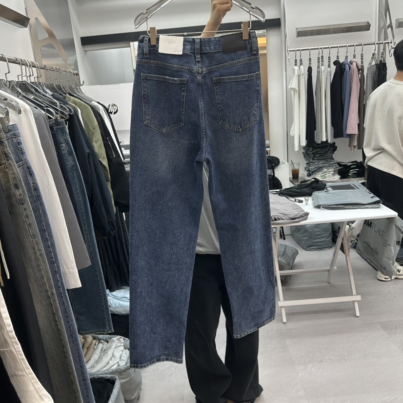 EAU東大門代購女士新品休閑職業熱賣時尚推薦真品人氣牛仔褲EAU牛仔褲