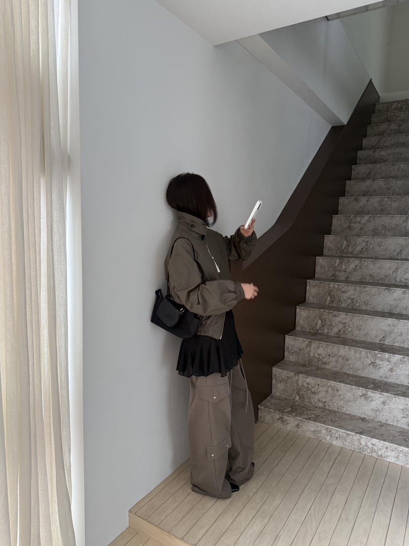 OUTLANDER韓國代購女裝新品休閑職業真品熱賣時尚夾克鏤空OUTLANDER夾克