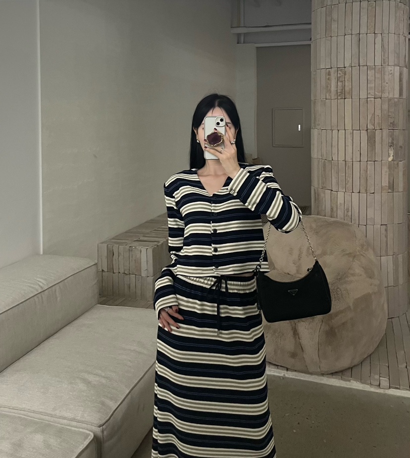 AMUSE SEOUL東大門直郵女裝新款職業休閑熱賣時尚人氣長裙AMUSE SEOUL長裙
