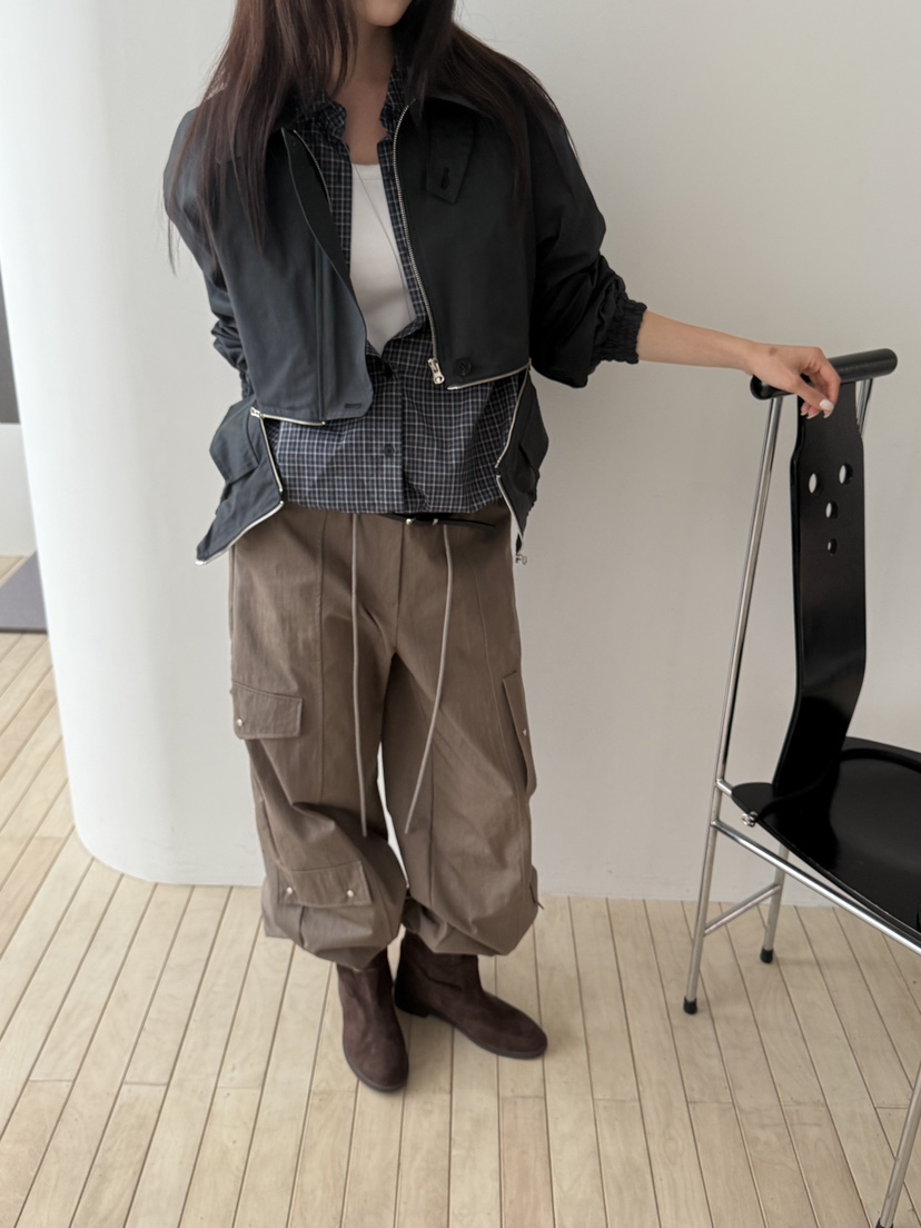 OUTLANDER東大門實拍女裝新款人氣時尚推薦熱賣休閑褲工裝褲OUTLANDER休閑褲