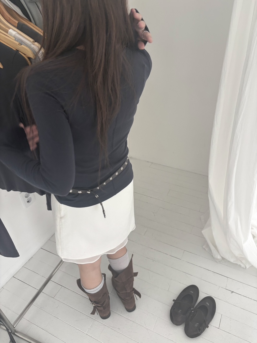 MUGE韓國直郵女士新款時尚人氣休閑推薦熱賣真品長袖T恤柔軟MUGE長袖T恤