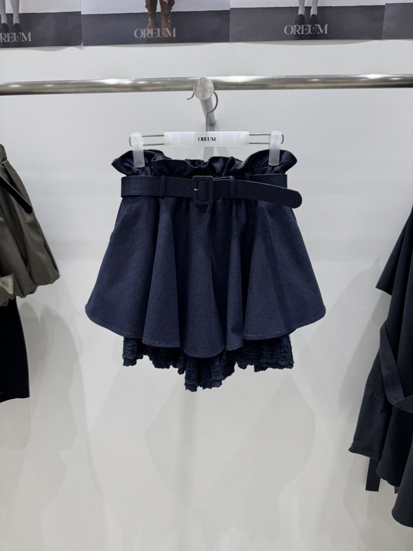 OREUM東大門代購女士新品真品熱賣人氣職業時尚裙褲含腰帶OREUM裙褲圖色2