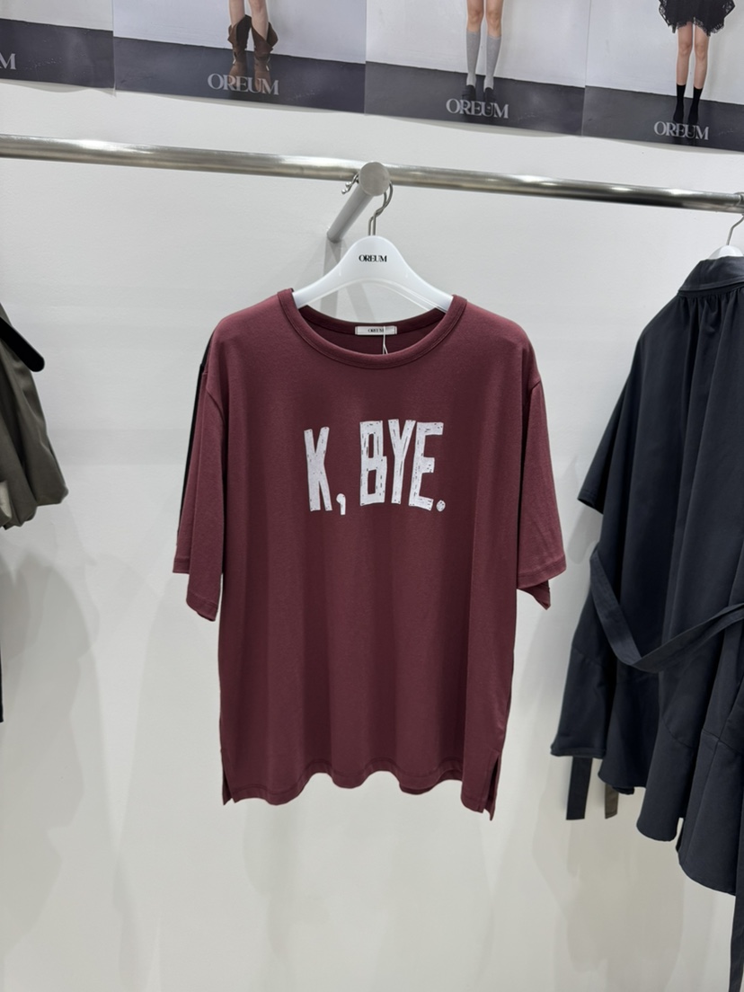 OREUM韓國直郵女裝新品推薦人氣熱賣職業休閑真品時尚T恤OREUMT恤圖色1