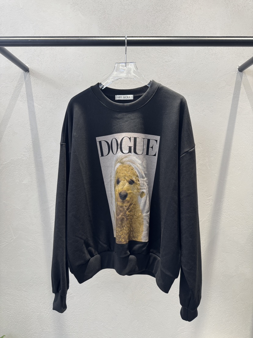 KIFF韓國代購女士新款休閑職業人氣推薦熱賣時尚衛衣狗狗KIFF衛衣圖色2