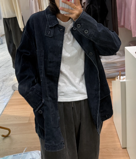 GOLDEN MARKET韓國直郵女士新品休閑職業熱賣時尚夾克水洗GOLDEN MARKET夾克圖色2