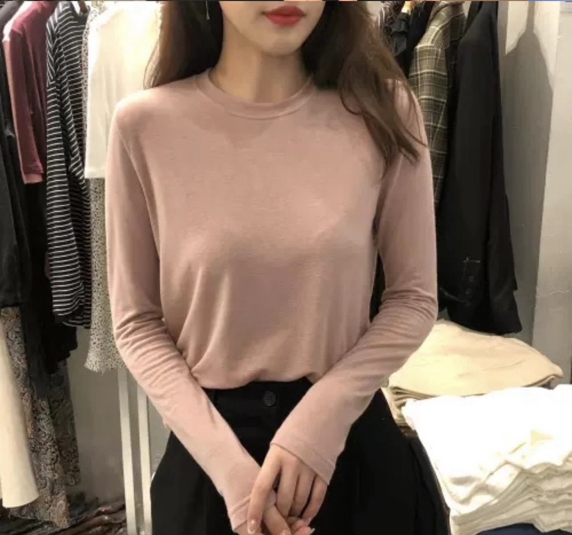 GOLDEN MARKET東大門實拍女裝新款推薦職業休閑時尚長袖T恤GOLDEN MARKET長袖T恤
