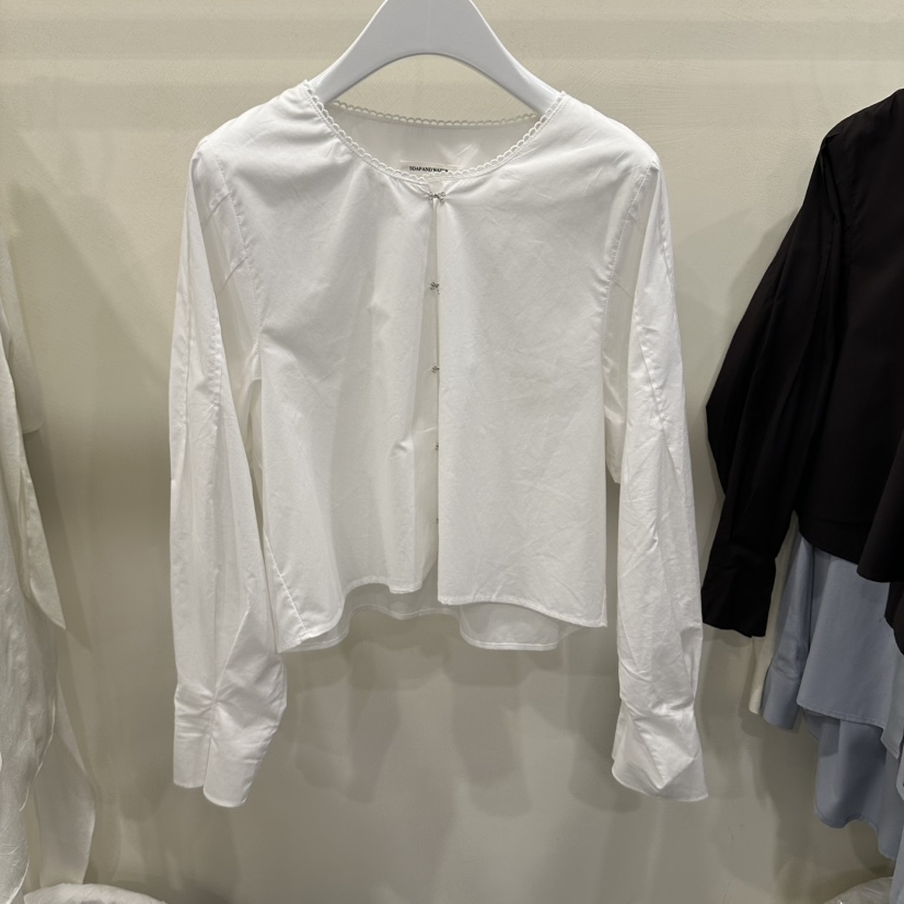 OUTFIT/SOAP AMD WATER東大門實拍女士新款休閑襯衫蕾絲衫OUTFIT/SOAP AMD WATER襯衫/蕾絲衫圖色1