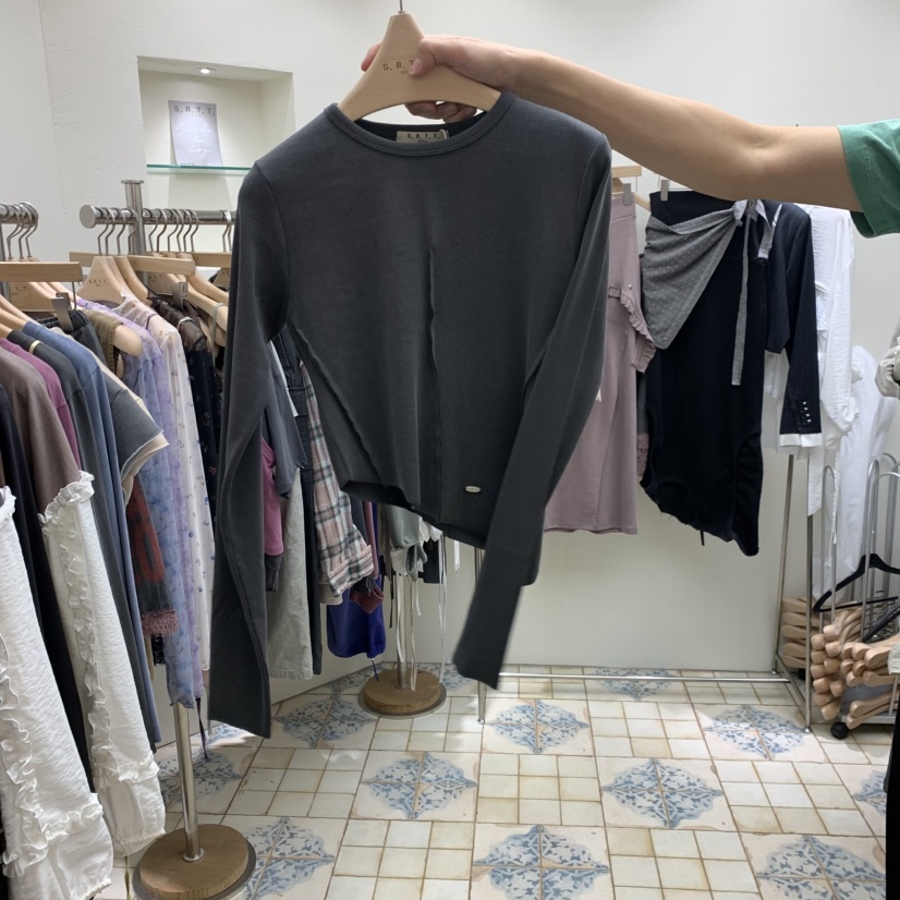 S.R.T.T.韓國直郵女士新品職業人氣推薦時尚熱賣長袖T恤S.R.T.T.長袖T恤圖色2