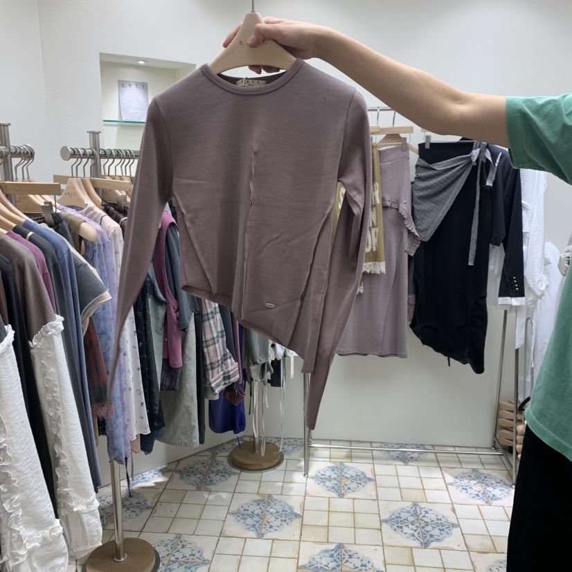 S.R.T.T.韓國直郵女士新品職業人氣推薦時尚熱賣長袖T恤S.R.T.T.長袖T恤圖色3
