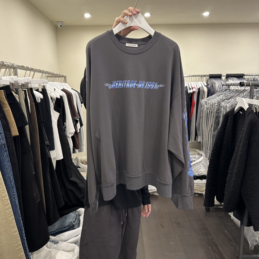 OUTFIT/SOAP AMD WATER韓國直郵女士新品真品時尚長袖T恤OUTFIT/SOAP AMD WATER長袖T恤圖色1