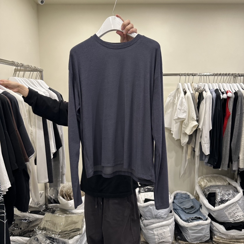 OUTFIT/SOAP AMD WATER東大門直郵女士新品人氣長袖T恤OUTFIT/SOAP AMD WATER長袖T恤圖色2