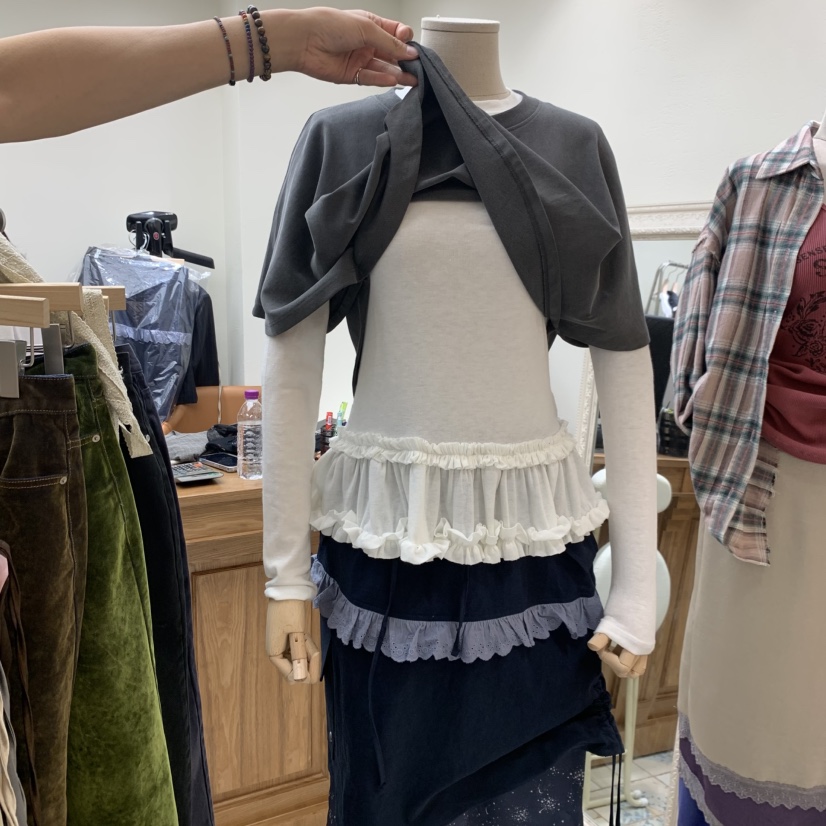 S.R.T.T.韓國代購女士新品職業推薦真品人氣休閑長袖T恤S.R.T.T.長袖T恤圖色3