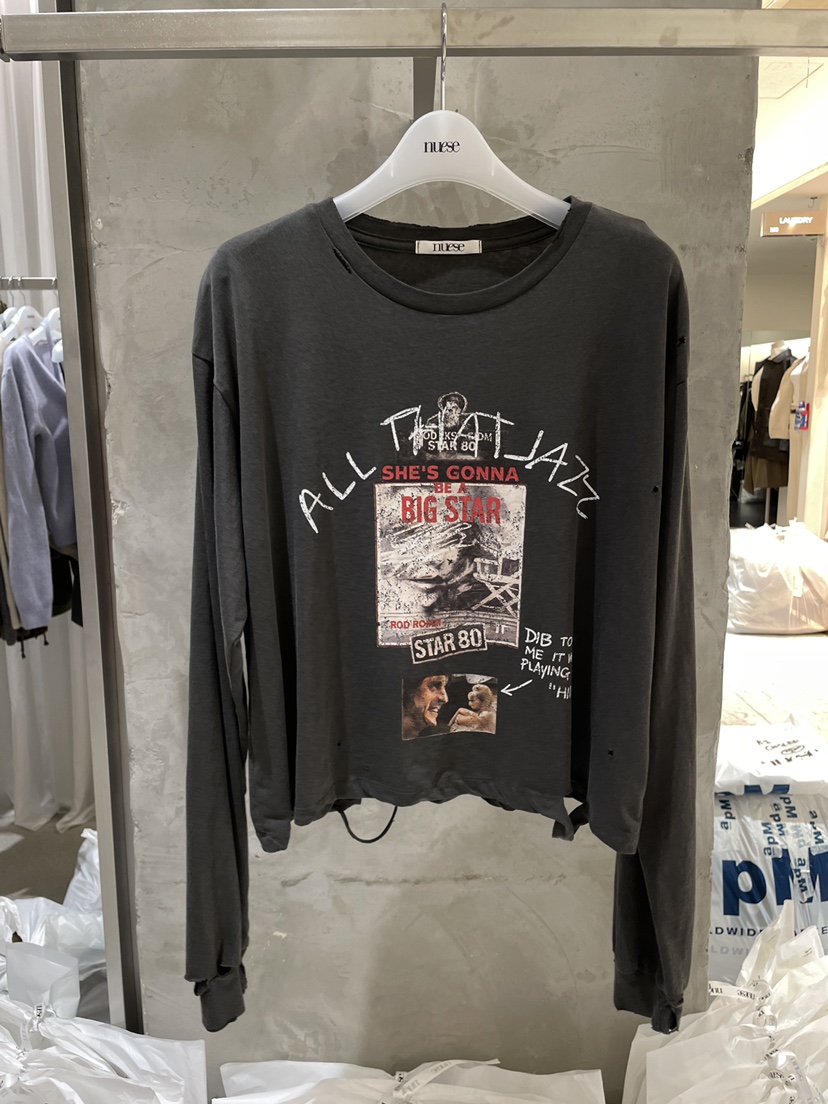 NUESE東大門實拍女裝新品人氣職業休閑熱賣時尚推薦長袖T恤NUESE長袖T恤圖色1