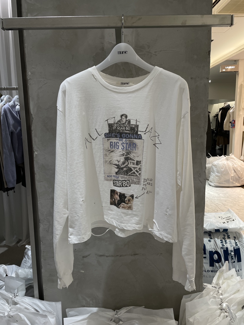 NUESE東大門實拍女裝新品人氣職業休閑熱賣時尚推薦長袖T恤NUESE長袖T恤圖色2