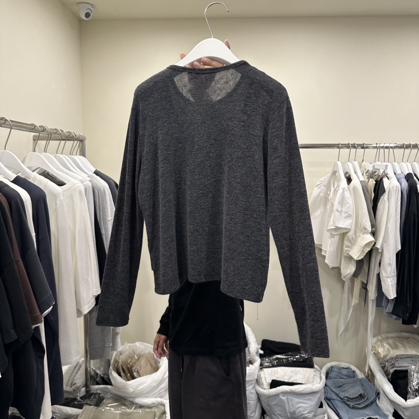 OUTFIT/SOAP AMD WATER東大門代購女士新款人氣長袖T恤假兩件OUTFIT/SOAP AMD WATER長袖T恤