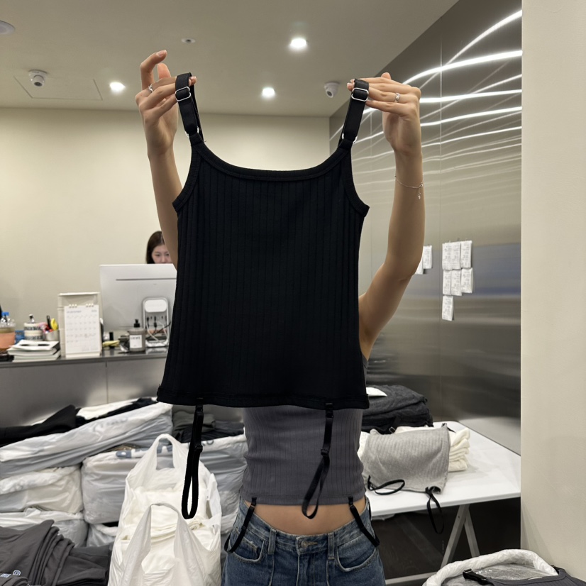 OUTFIT/SOAP AMD WATER韓國直郵女士新品人氣吊帶背心OUTFIT/SOAP AMD WATER吊帶/背心圖色3