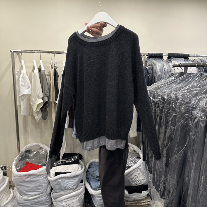 OUTFIT/SOAP AMD WATER韓國直郵女裝新款熱賣推薦針織衫OUTFIT/SOAP AMD WATER針織衫