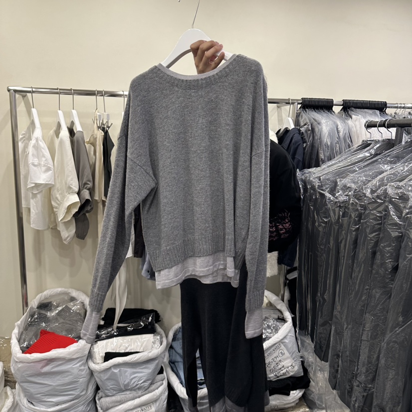 OUTFIT/SOAP AMD WATER韓國直郵女裝新款熱賣推薦針織衫OUTFIT/SOAP AMD WATER針織衫圖色1